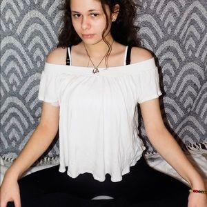 White off shoulder blouse